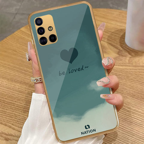 Samsung Galaxy A71 - Onation Heart Series - HQ Premium Shine Durable Golden Electroplate Case