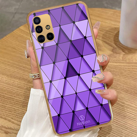 Samsung Galaxy A51 - Onation Pyramid Series - HQ Premium Shine Durable Golden Electroplate Case