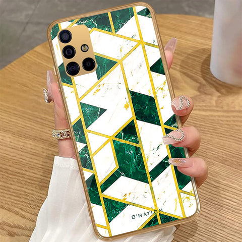 Samsung Galaxy A51 - O'Nation Shades of Marble Series - HQ Premium Shine Durable Golden Electroplate Case