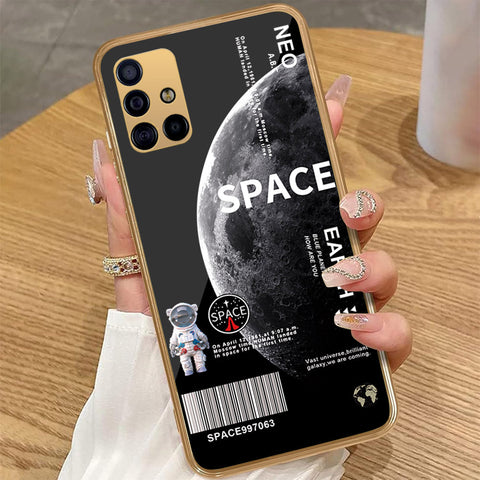 Samsung Galaxy A71 - Limitless Series - HQ Premium Shine Durable Golden Electroplate Case