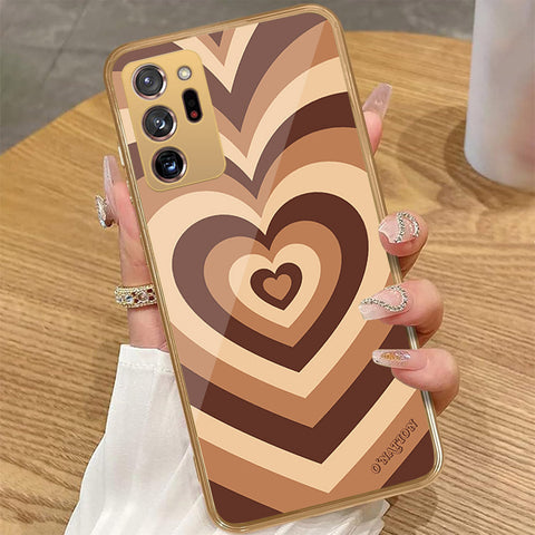 Samsung Galaxy Note 20 Ultra - O'Nation Heartbeat Series - HQ Premium Shine Durable Golden Electroplate Case