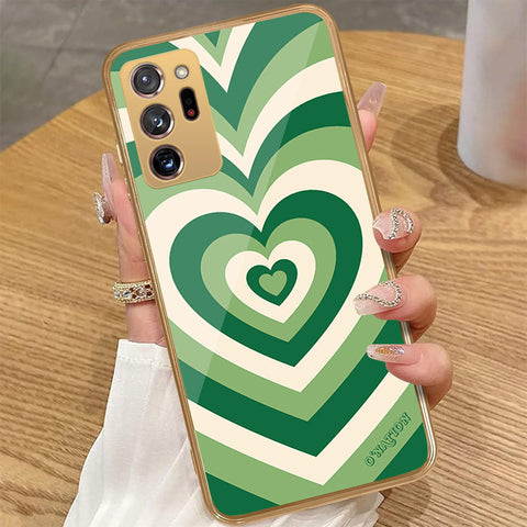 Samsung Galaxy Note 20 Ultra - O'Nation Heartbeat Series - HQ Premium Shine Durable Golden Electroplate Case