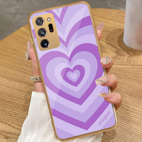 Samsung Galaxy Note 20 Ultra - O'Nation Heartbeat Series - HQ Premium Shine Durable Golden Electroplate Case