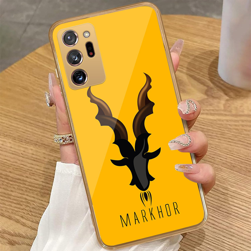Samsung Galaxy Note 20 Ultra - Markhor Series - HQ Premium Shine Durable Golden Electroplate Case