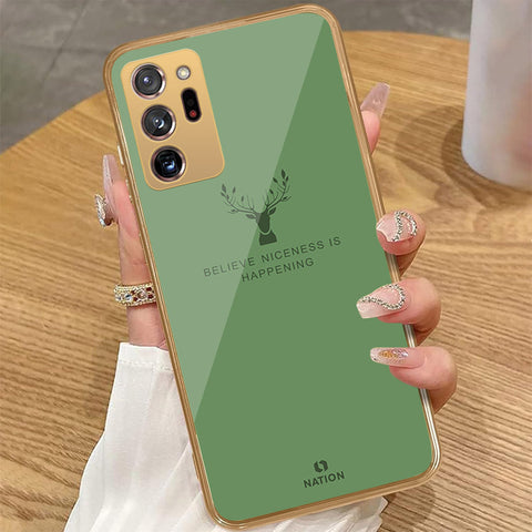 Samsung Galaxy Note 20 Ultra - Nice Series - HQ Premium Shine Durable Golden Electroplate Case