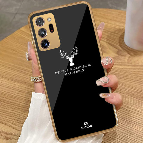 Samsung Galaxy Note 20 Ultra - Nice Series - HQ Premium Shine Durable Golden Electroplate Case