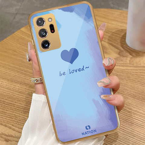 Samsung Galaxy Note 20 Ultra - Onation Heart Series - HQ Premium Shine Durable Golden Electroplate Case