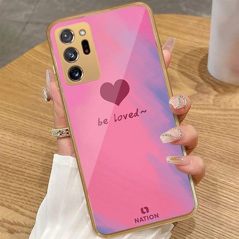 Samsung Galaxy Note 20 Ultra - Onation Heart Series - HQ Premium Shine Durable Golden Electroplate Case