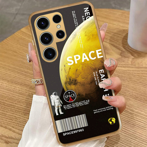 Samsung Galaxy S23 Ultra 5G - Limitless Series - HQ Premium Shine Durable Golden Electroplate Case