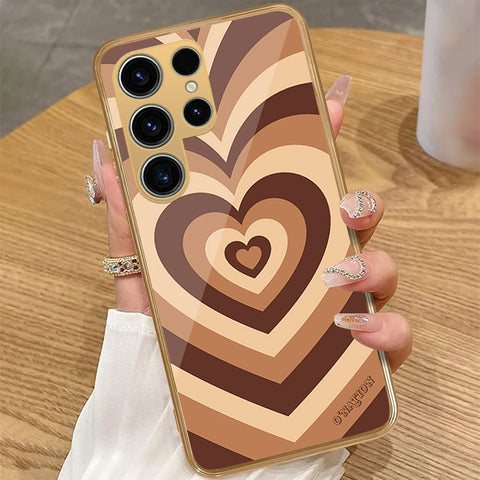 Samsung Galaxy S25 Ultra - O'Nation Heartbeat Series - HQ Premium Shine Durable Golden Electroplate Case