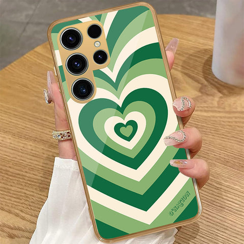 Samsung Galaxy S22 Ultra 5G - O'Nation Heartbeat Series - HQ Premium Shine Durable Golden Electroplate Case