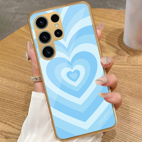 Samsung Galaxy S22 Ultra 5G - O'Nation Heartbeat Series - HQ Premium Shine Durable Golden Electroplate Case