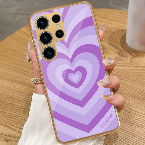 Samsung Galaxy S23 Ultra 5G - O'Nation Heartbeat Series - HQ Premium Shine Durable Golden Electroplate Case