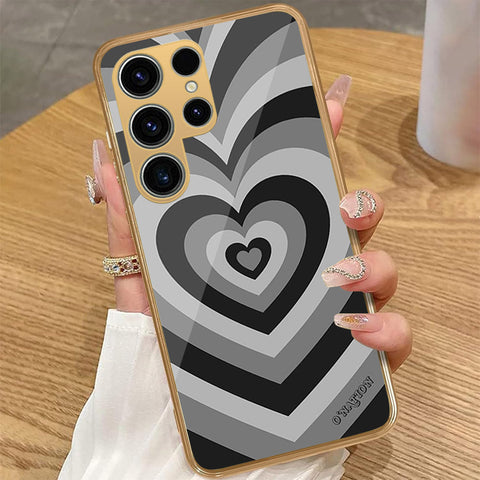 Samsung Galaxy S25 Ultra - O'Nation Heartbeat Series - HQ Premium Shine Durable Golden Electroplate Case