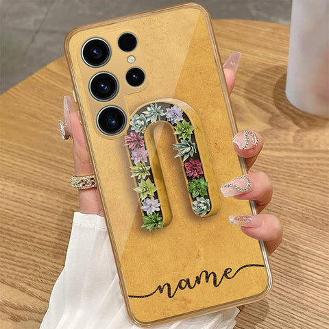 Samsung Galaxy S25 Ultra - Personalized Alphabet Series - HQ Premium Shine Durable Golden Electroplate Case