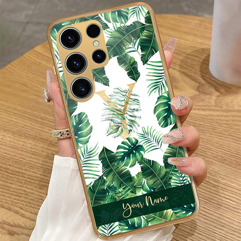 Samsung Galaxy S23 Ultra 5G - Personalized Alphabet Series - HQ Premium Shine Durable Golden Electroplate Case