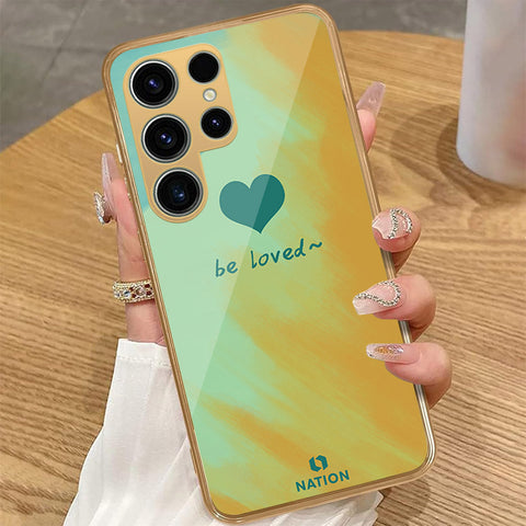 Samsung Galaxy S25 Ultra - Onation Heart Series - HQ Premium Shine Durable Golden Electroplate Case