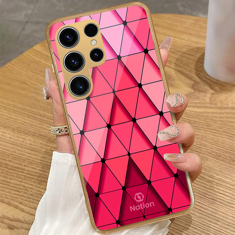 Samsung Galaxy S22 Ultra 5G - Onation Pyramid Series - HQ Premium Shine Durable Golden Electroplate Case