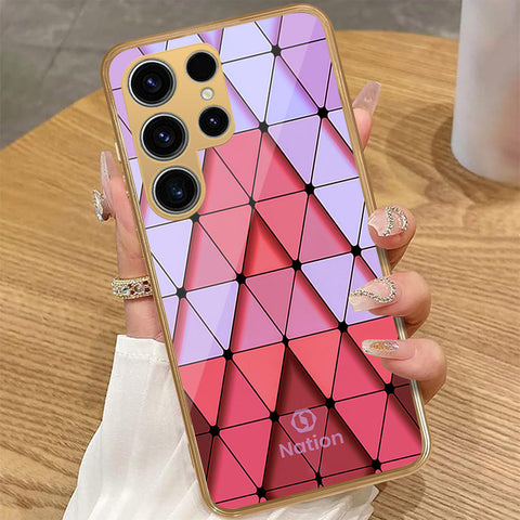 Samsung Galaxy S22 Ultra 5G - Onation Pyramid Series - HQ Premium Shine Durable Golden Electroplate Case