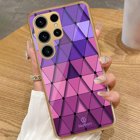 Samsung Galaxy S22 Ultra 5G - Onation Pyramid Series - HQ Premium Shine Durable Golden Electroplate Case