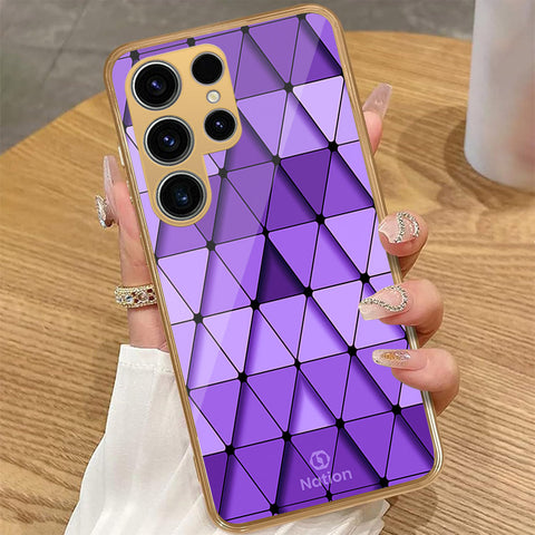 Samsung Galaxy S22 Ultra 5G - Onation Pyramid Series - HQ Premium Shine Durable Golden Electroplate Case