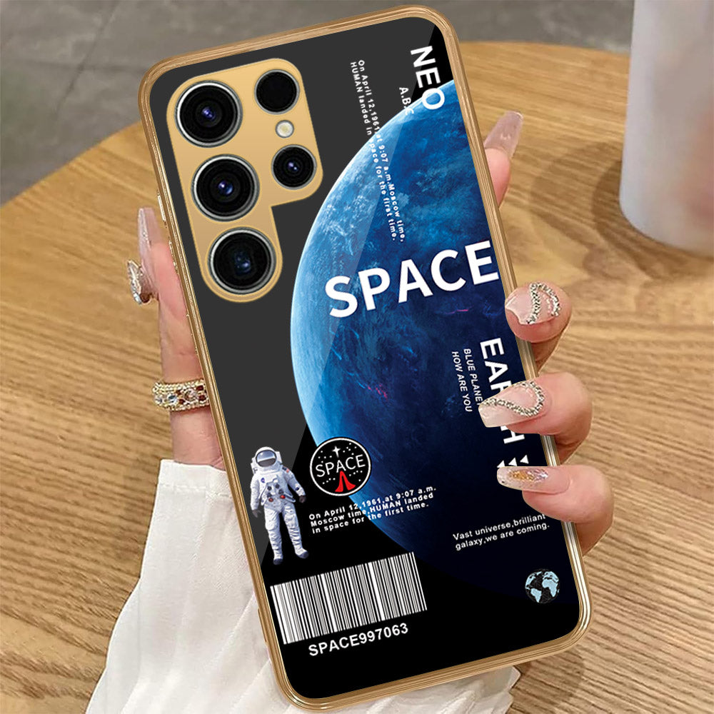 Samsung Galaxy S24 Ultra - Limitless Series - HQ Premium Shine Durable Golden Electroplate Case