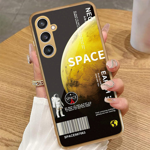 Samsung Galaxy A35 5G - Limitless Series - HQ Premium Shine Durable Golden Electroplate Case