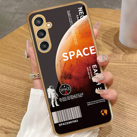 Samsung Galaxy S23 FE - Limitless Series - HQ Premium Shine Durable Golden Electroplate Case