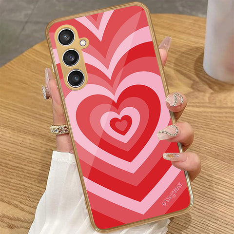 Samsung Galaxy A35 5G - O'Nation Heartbeat Series - HQ Premium Shine Durable Golden Electroplate Case