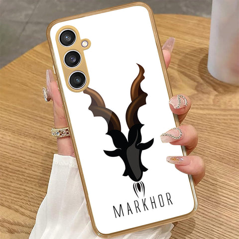 Samsung Galaxy A35 5G - Markhor Series - HQ Premium Shine Durable Golden Electroplate Case