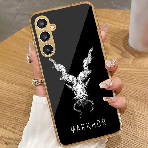 Samsung Galaxy A55 - Markhor Series - HQ Premium Shine Durable Golden Electroplate Case