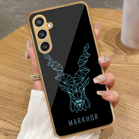 Samsung Galaxy A35 - Markhor Series - HQ Premium Shine Durable Golden Electroplate Case