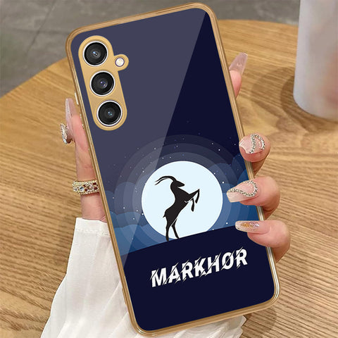 Samsung Galaxy A35 - Markhor Series - HQ Premium Shine Durable Golden Electroplate Case