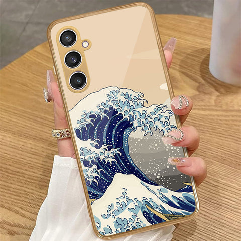 Samsung Galaxy A35 - Stellar Series - HQ Premium Shine Durable Golden Electroplate Case