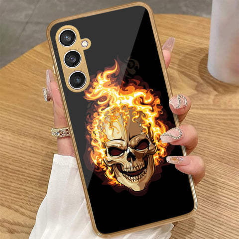 Samsung Galaxy A35 - Stellar Series - HQ Premium Shine Durable Golden Electroplate Case