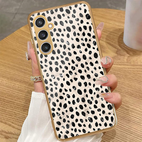 Samsung Galaxy A35 - Vanilla Dream Series - HQ Premium Shine Durable Golden Electroplate Case