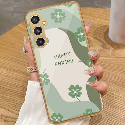 Samsung Galaxy A16 5G - Happy Series - HQ Premium Shine Durable Golden Electroplate Case