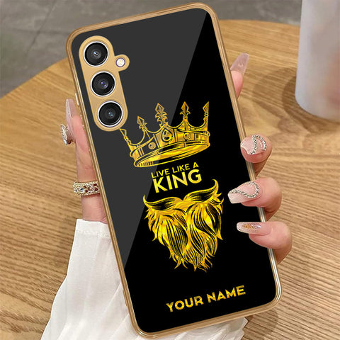 Samsung Galaxy A35 - Gold Series - HQ Premium Shine Durable Golden Electroplate Case