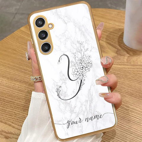 Samsung Galaxy A15 5G - Personalized Alphabet Series - HQ Premium Shine Durable Golden Electroplate Case