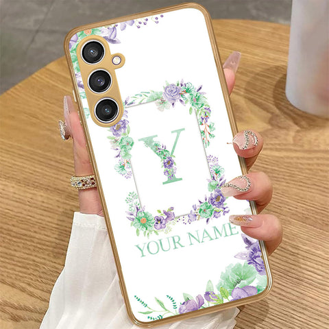 Samsung Galaxy A15 5G - Personalized Alphabet Series - HQ Premium Shine Durable Golden Electroplate Case