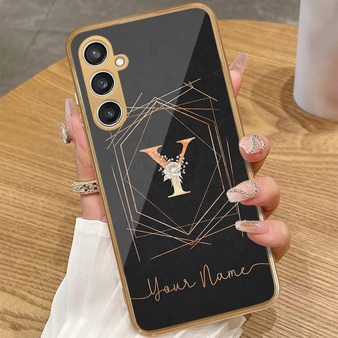 Samsung Galaxy A16 5G - Personalized Alphabet Series - HQ Premium Shine Durable Golden Electroplate Case