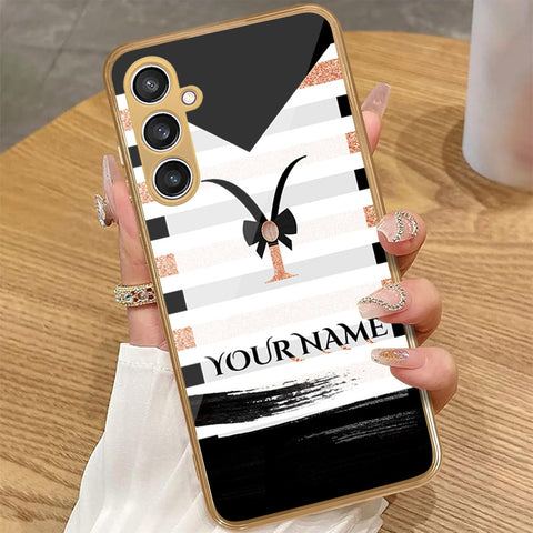 Samsung Galaxy A35 - Personalized Alphabet Series - HQ Premium Shine Durable Golden Electroplate Case