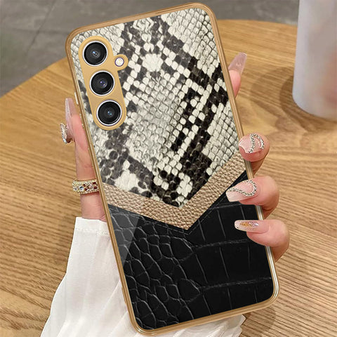 Samsung Galaxy A16 4G - Printed Skins Series - HQ Premium Shine Durable Golden Electroplate Case