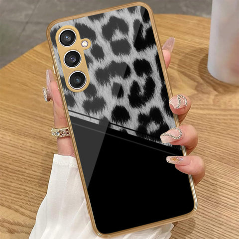 Samsung Galaxy A35 - Printed Skins Series - HQ Premium Shine Durable Golden Electroplate Case