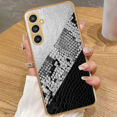 Samsung Galaxy A15 4G - Printed Skins Series - HQ Premium Shine Durable Golden Electroplate Case