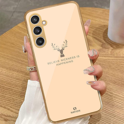 Samsung Galaxy A15 4G - Nice Series - HQ Premium Shine Durable Golden Electroplate Case