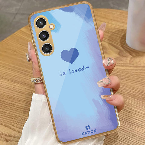 Samsung Galaxy A15 4G - Onation Heart Series - HQ Premium Shine Durable Golden Electroplate Case