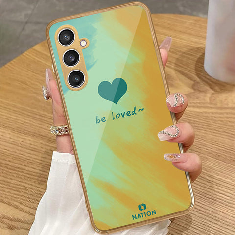 Samsung Galaxy S23 FE - Onation Heart Series - HQ Premium Shine Durable Golden Electroplate Case