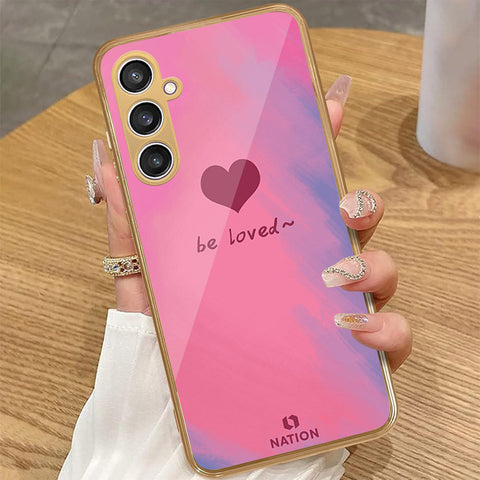 Samsung Galaxy S23 FE - Onation Heart Series - HQ Premium Shine Durable Golden Electroplate Case