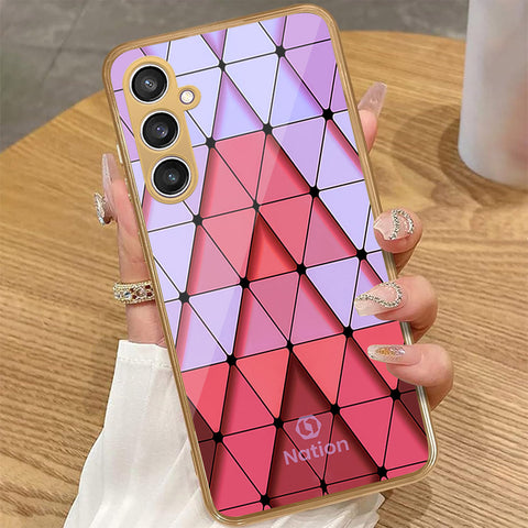 Samsung Galaxy S23 FE - Onation Pyramid Series - HQ Premium Shine Durable Golden Electroplate Case